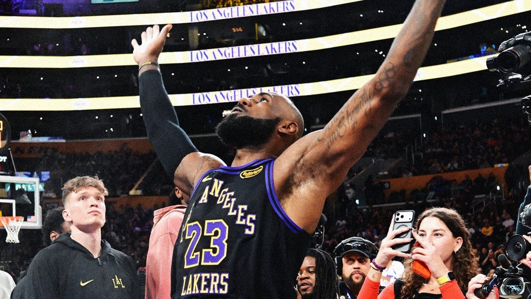 LeBron James marks winning start to historic 23rd NBA season as Lakers blast Jazz